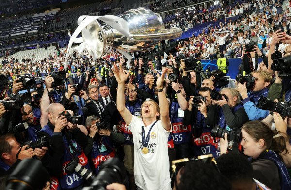 Luka Modrić slavi s Real Madridom titulu prvaka Europe