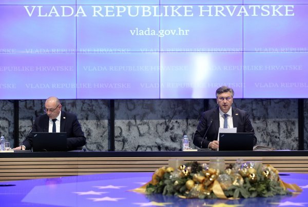 Tomo Medved i Andrej Plenković