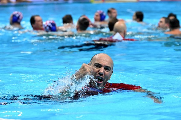 Slavlje europskog zlata u Splitu hrvatskih vaterpolista