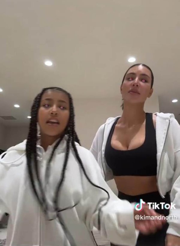 Kim Kardashian i North West