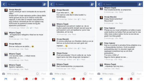U raspravi na Facebooku Hrvoje Marušić i Mirjana Čagalj nisu se štedjeli