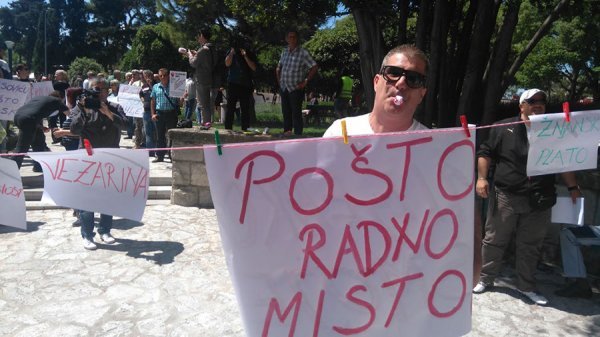 Uhljebi su u Splitu izazvali javni prosvjed 