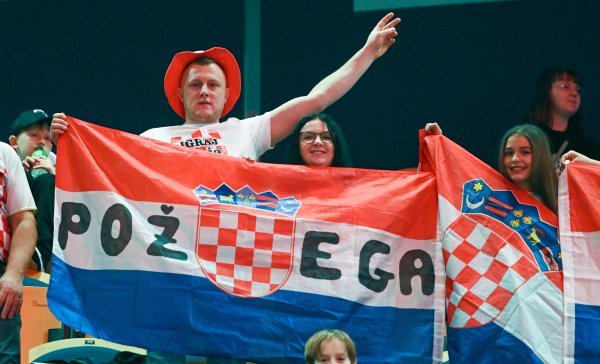 Navijači uoči utakmice Hrvatska - Egipat, SP rukomet, 13.1.2023.