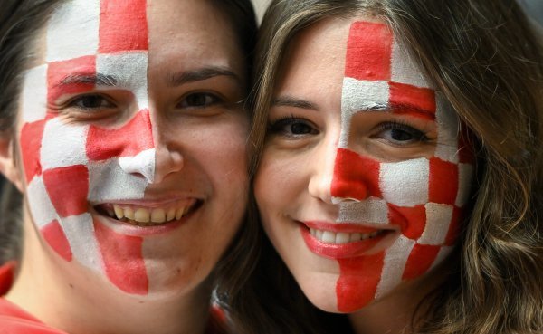 Hrvatska - SAD, navijači