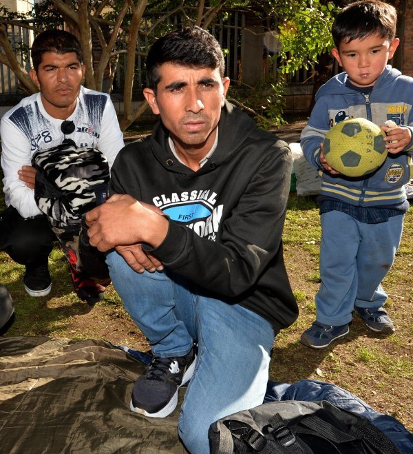 Migranti na željezničkom kolodvoru u Rijeci