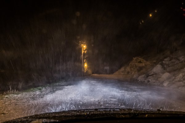 Snježna mećava na Mosoru