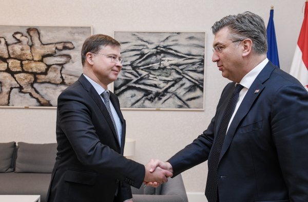 Andrej Plenković primio Valdisa Dombrovskisa