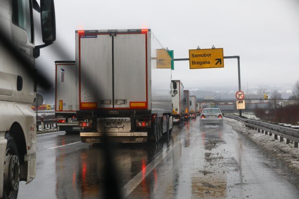 Gužve prema Sloveniji