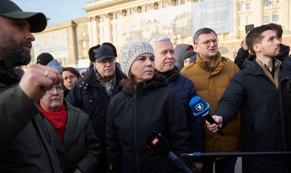 Njemačka ministrica vanjskih poslova Annalene Baerbock u posjetu Ukrajini