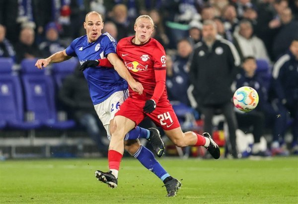 Schalke - Red Bull Leipzig, Bundesliga, 24.1.2023.