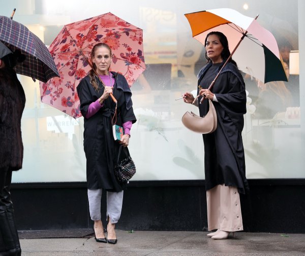 Sarah Jessica Parker na setu serije 'I tek tako...'