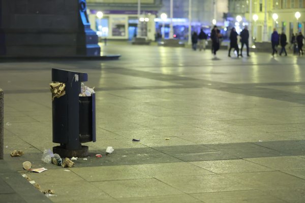 Smeće u središtu Zagreba