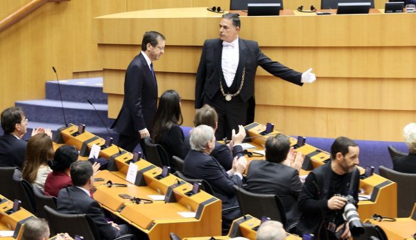 Isaac Herzog u parlamentu EU