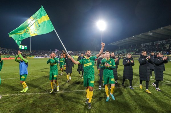 NK Istra 1961 - NK Hajduk 3:0, SuperSport HNL, 29.1.2023. slavlje igrača