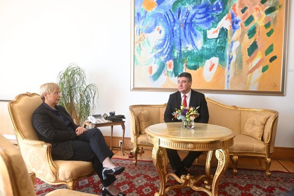 Zoran Milanović primio u posjet slovensku predsjednicu Natašu Pirc Musar