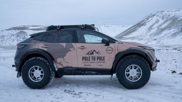Nissan preuredio Ariyu e-4ORCE za 'Pole to Pole' ekspediciju