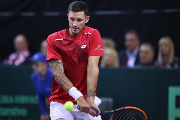 Davis Cup: Hrvatska - Austrija, Ćorić - Novak, 4.2.2023.