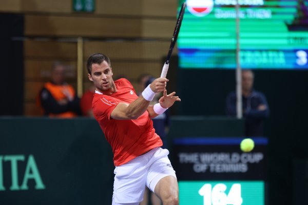Davis Cup: Hrvatska - Austrija, Gojo - Thiem, 4.2.2023.