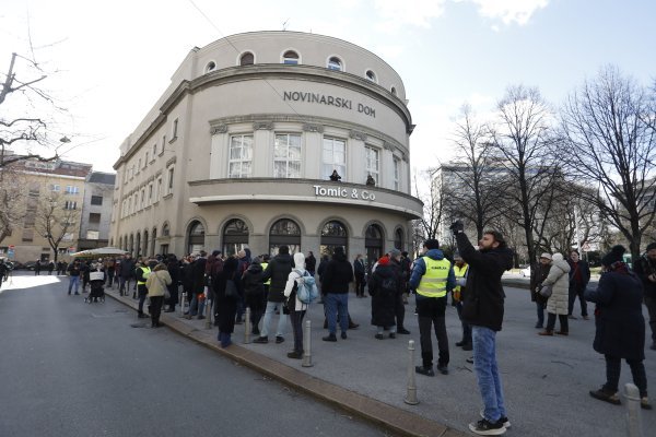 Prosvjed zbog smrti Vladimir Matijanića