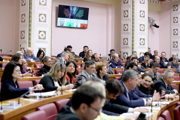 Sabor glasuje o raspravljenim točkama dnevnog reda
