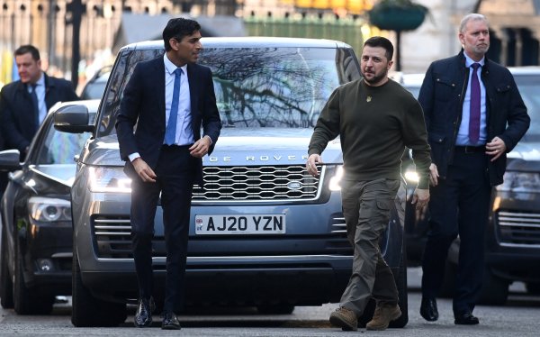 Volodimir Zelenski i Rishi Sunak