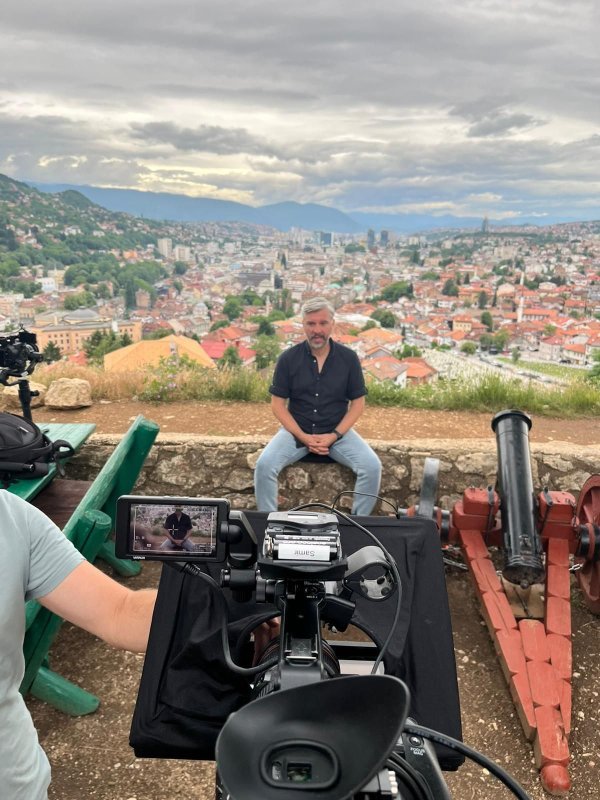 Hrvoje Klasić snima u Sarajevu