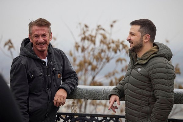 Sean Penn i Volodomir Zelenski