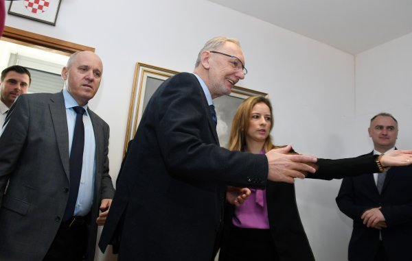 Božinović, Bačić i Celjak u Sisku