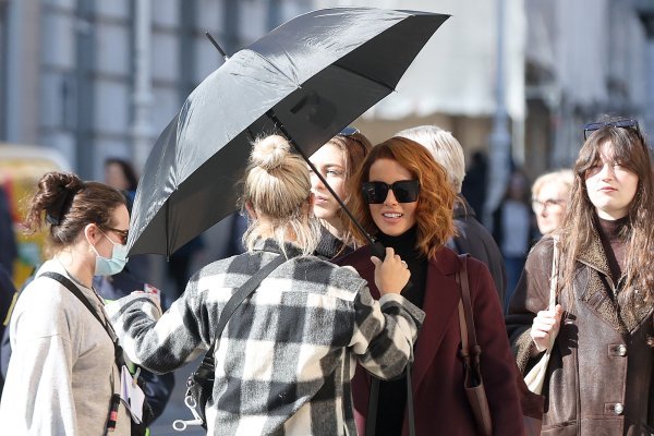 Kate Beckinsale na snimanju filma Canary Black u Jurišićevoj