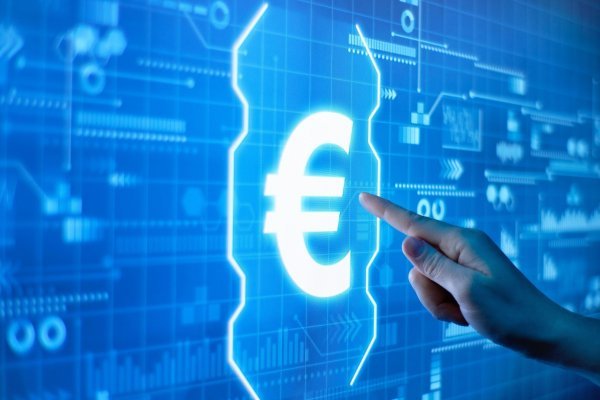 Digitalni euro - ilustracija