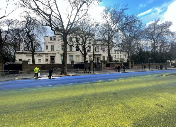 Akcija ispred ruske ambasade