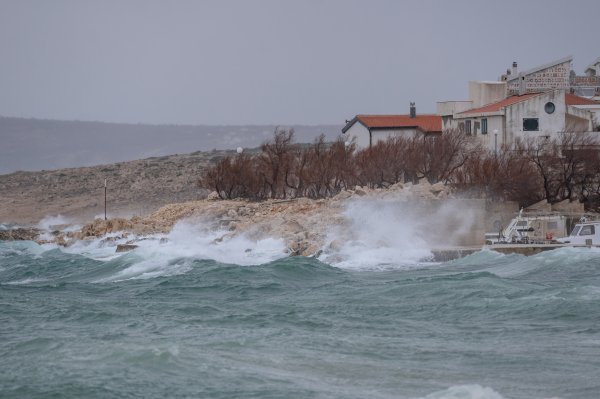 Orkanska bura na širem zadarskom području