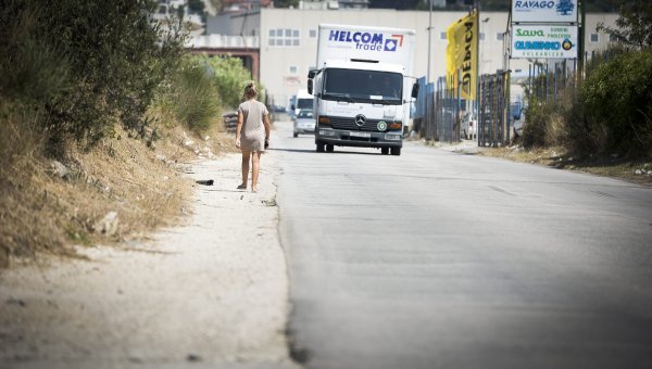 Ceste oko TTTS-a na rubu Splita