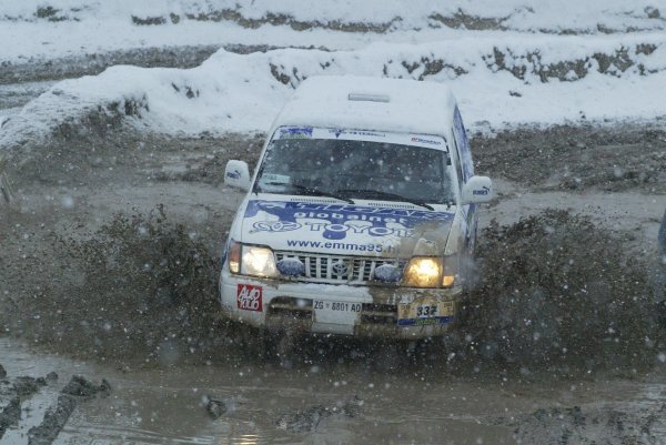 Ekstremni uvjeti za vrijeme relija Dakar 2004.