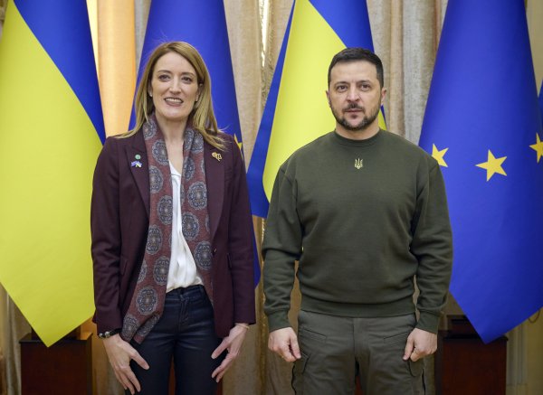 Roberta Metsola u Ukrajini