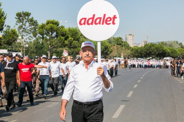 Kemal Kilicdaroglu na Maršu pravde