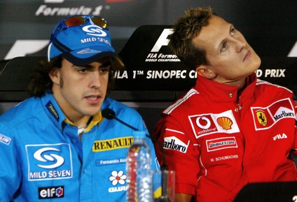 Fernando Alonso i Michael Schumacher