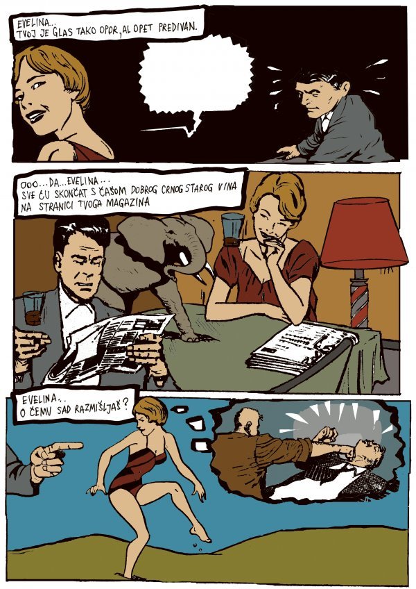 "Evelina", strip prema Mancevim stihovima
