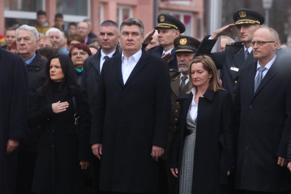 Predsjednik Milanović prisustvovao otkrivanju biste generalu Petru Stipetiću
