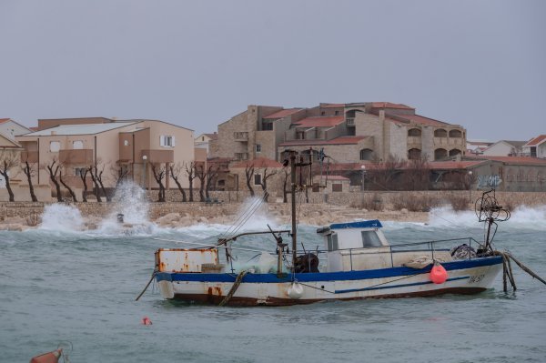 Orkanska bura na zadarskom području