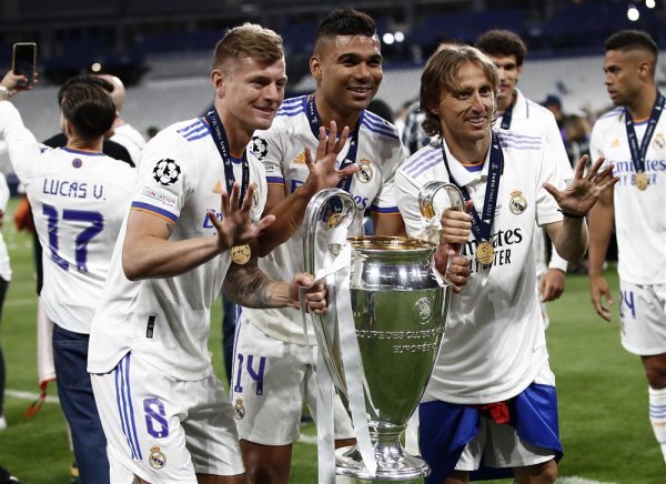 Toni Kroos, Casemiro i Luka Modrić
