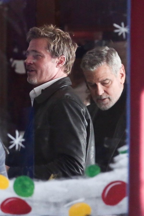 George Clooney i Brad Pitt