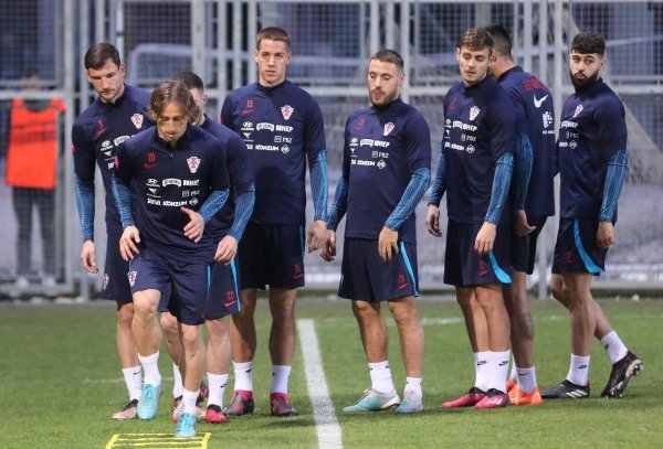 Hrvatska nogometna reprezentacija, trening, Dugopolje, 21.3.2023.