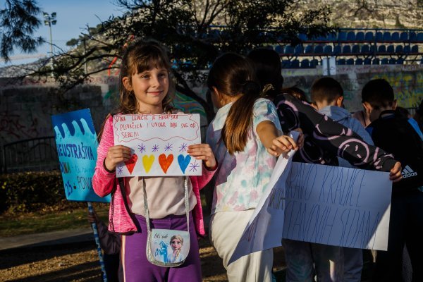 Svečani doček za Dinu Levačić u Mravincima