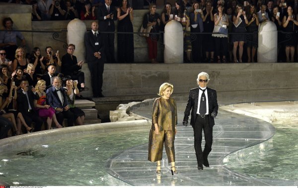 Silvia Venturini Fendi i Karl Lagerfeld