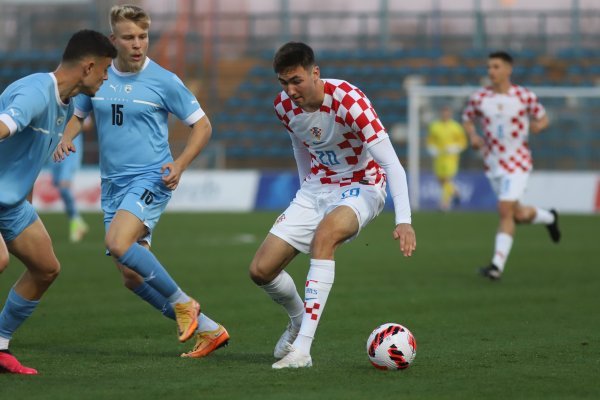 Nogomet: Hrvatska - Izrael, prijateljska utakmica U21 reprezentacija, 23.3.2023.