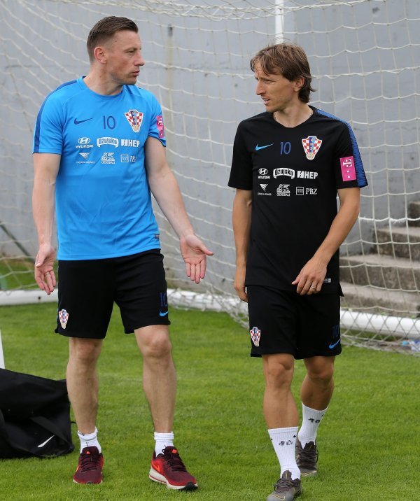 Ivica Olić i Luka Modrić