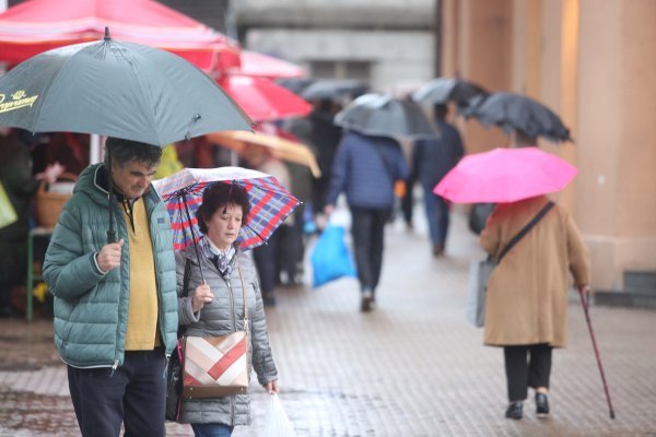 Kišno vrijeme u centru Zagreba