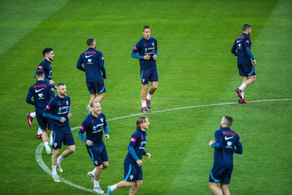 Trening Hrvatske u Bursi