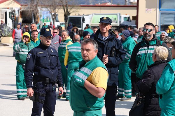 Štrajk radnika Čistoće u Splitu